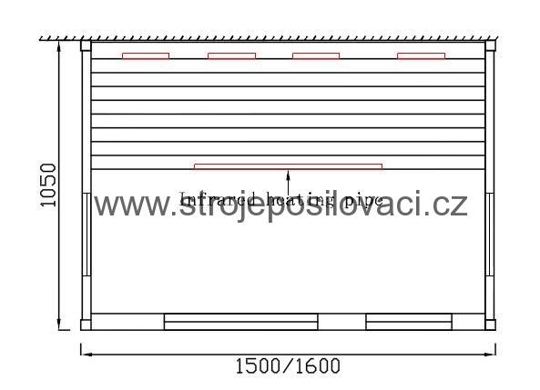Sauna infračervená 150JB