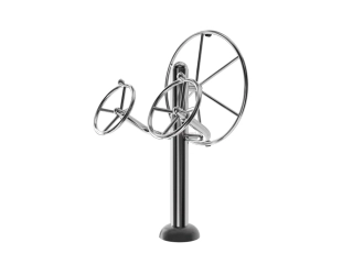 Velká - malá otáčecí kola Steel 15