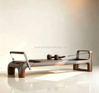 PILATES WALNUT WOOD REFORMER 01